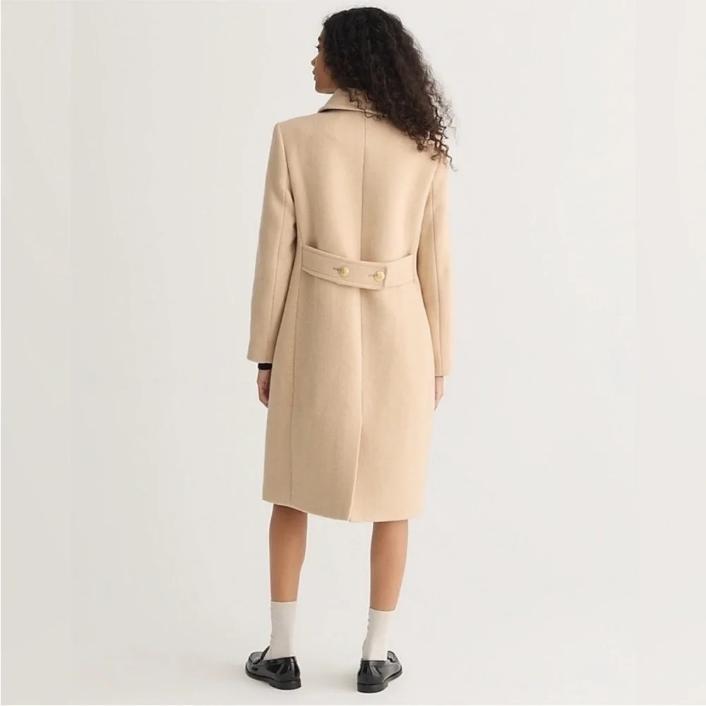 J. Crew Warwick Topcoat in Italian Stadium Cloth Wool Blend BU449